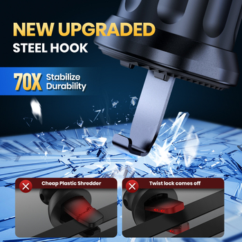 TopK suport pentru telefon auto – montaj prin clic pe conducta de ventilație, compatibilitate generală, suport pentru navigație, opțiuni de personalizare