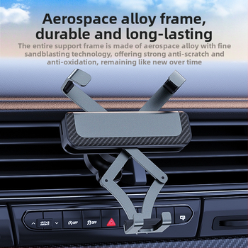 Автомобилен държач за телефон с гравитационен механизъм, едноръчно управление, пластмасов, 3C сертификат 2025200914000719