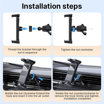 Държач за телефон в автомобил за въздушен отвор, универсален разглобяем адаптер за държач за чаша, щипков монтаж (Тип въздушен отвор; Универсален; Разглобяем държач за чаша; Персонализирана обработка)