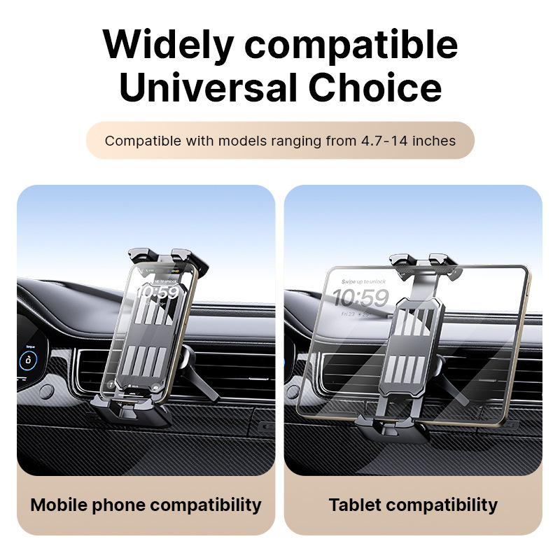 Suport pentru telefon în mașină pentru ventilare, adaptor universal pentru suport de pahar detașabil, montaj cu clips (Tip ventilare; Universal; Suport de pahar detașabil; Personalizare proces)