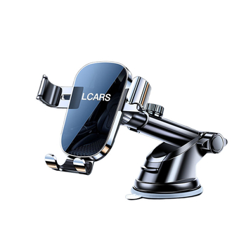 Chiweng алуминиев държач за телефон в автомобил със вакуумна чашка за табло – презареждаем, за навигация, монтаж върху таблото, съвместим с Crazy craftsman