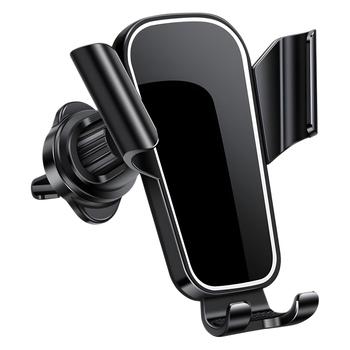 Държач за мобилен телефон в автомобил – удароустойчив, навигационна стойка за въздушен вентилационен отвор, монтаж със щипка, универсална съвместимост