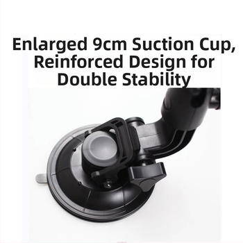 Държач за телефон за кола с вакуумна поставка за предното стъкло – за навигация, селфи и видеозапис (без захранване)
