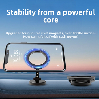 Universali magnetinis laikiklis automobiliui telefonui – skirta prietaisų skydeliui; Prekė: Yizhi Valley; Diegimas: magnetinis prisirišimas; Suderinamumas: universalus