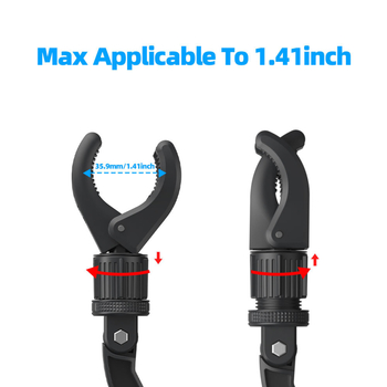 HEOGOBO K2 Ištempto tipo automobilinis telefono laikiklis – galinė sėdynė įrengimas, universalus, pasukamas