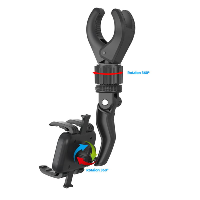 HEOGOBO K2 Ištempto tipo automobilinis telefono laikiklis – galinė sėdynė įrengimas, universalus, pasukamas