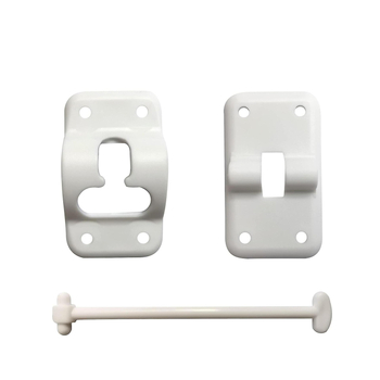 Пластмасова брава за врата и външен закачал за врата за каравана, с 8 винта, възможност за персонализация