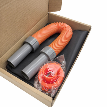 Κάμπινγκ κουβάς νερού με τηλεσκοπικό σωλήνα 1 μ. και βρύση κατά του πιτσιλίσματος