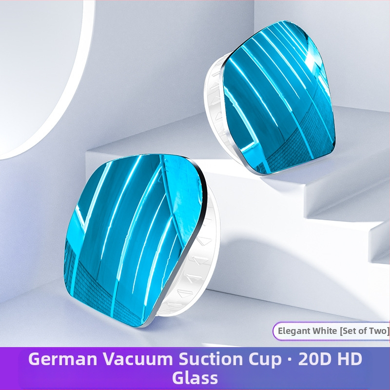 Автомобилно задно огледало – кръгло, помощ за слепи зони, 360° широкоъгълно виждане, монтаж с вакуумна присоска