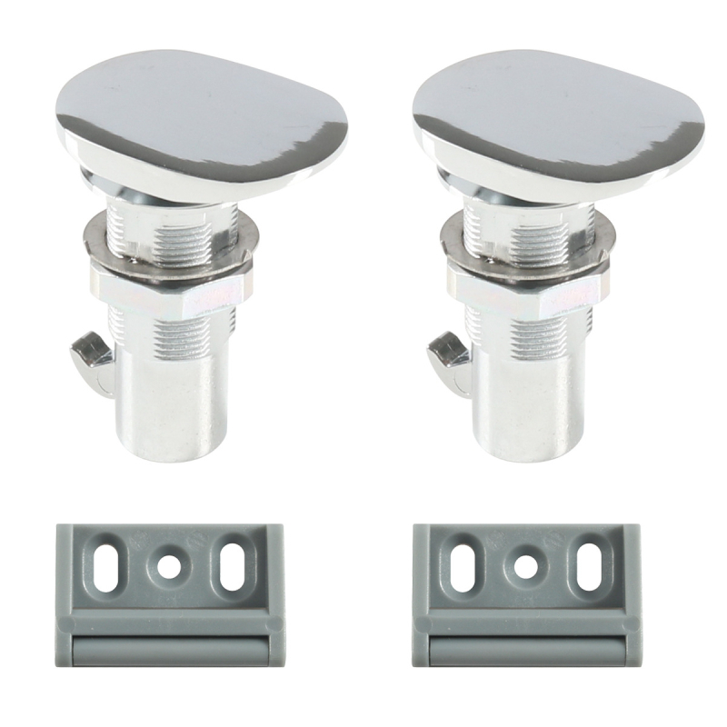 RV spintos durų spyna – cinko lydinys, rakto tipo, skirta RV ir jachtai