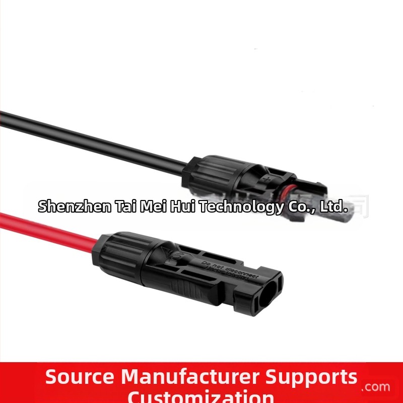 MC4 към MC4 удължителен кабел за слънчеви системи, 10 AWG кабел за висока мощност, водоустойчив захранващ кабел за вътрешна и външна употреба