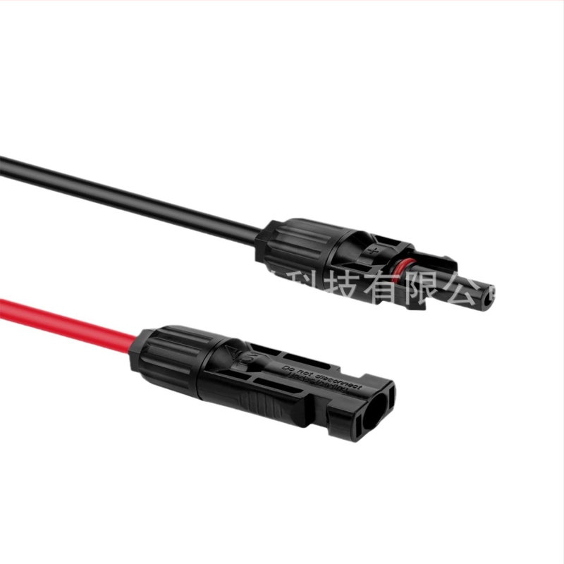 MC4 към MC4 удължителен кабел за слънчеви системи, 10 AWG кабел за висока мощност, водоустойчив захранващ кабел за вътрешна и външна употреба