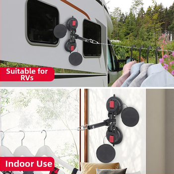 Camping River kempera drēbju žāvētājs ar vakuuma kausu – plastmasa/alumīnija sakausējums