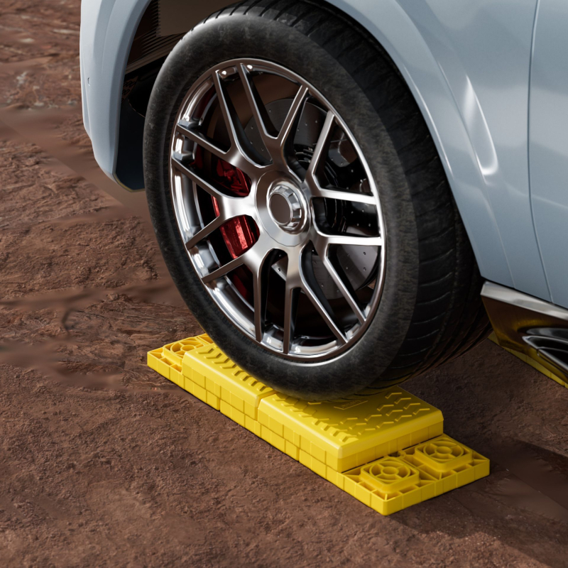 Set de 12 blocuri de nivelare pentru RV din HDPE, cu husă de transport, pentru caravane de camping (combinare 19p)