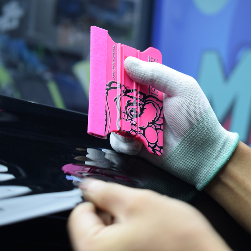 KUNAISI Automobilio filmo valymo įrankis – plastikinis šepetėlis su magnetine servetėle, pritaikomas, filmavimo darbams