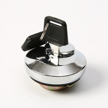 Стоманен капак за резервоар на мотори и трицикли – универсален модел със ключ и стандартен дизелов капак за резервоар с уплътнение против течове