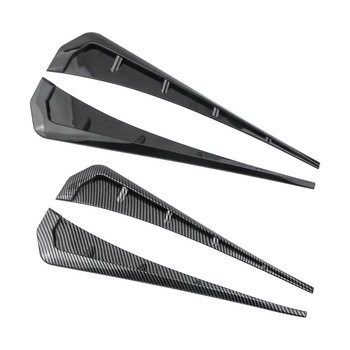 Universal ABS εξωτερικό αυτοκόλλητο πλευρικού αεραγωγού αυτοκινήτου, προσομοίωση καρχαρία‑βράγχιο για Civic. Μάρκα Always red