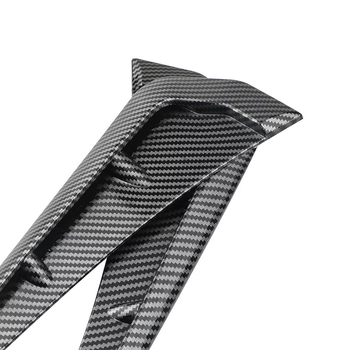 Universal ABS εξωτερικό αυτοκόλλητο πλευρικού αεραγωγού αυτοκινήτου, προσομοίωση καρχαρία‑βράγχιο για Civic. Μάρκα Always red