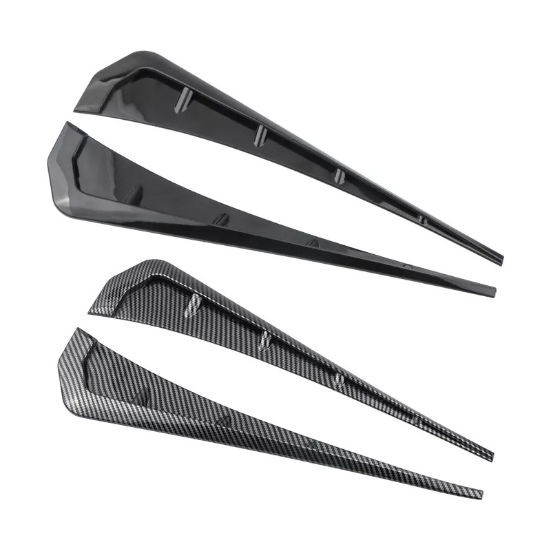 Universal ABS εξωτερικό αυτοκόλλητο πλευρικού αεραγωγού αυτοκινήτου, προσομοίωση καρχαρία‑βράγχιο για Civic. Μάρκα Always red