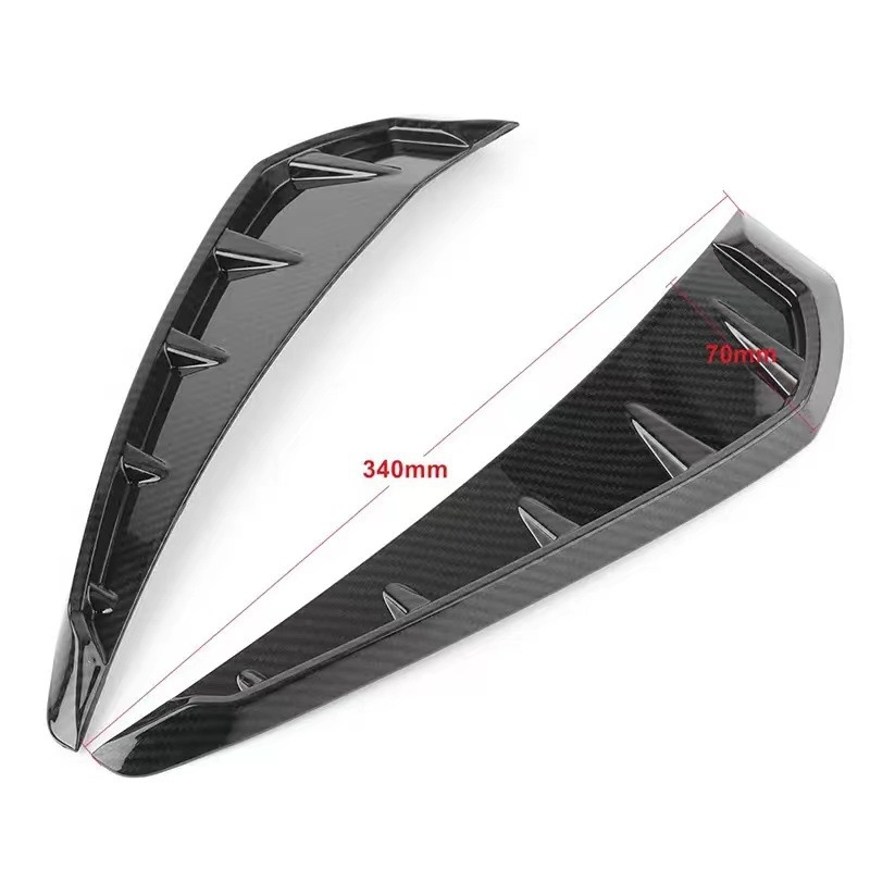 Γενική διακόσμηση πλευρικού φτερού με μοτίβο ανθρακονημάτων и λωρίδα εξαερισμού — πλαστικό