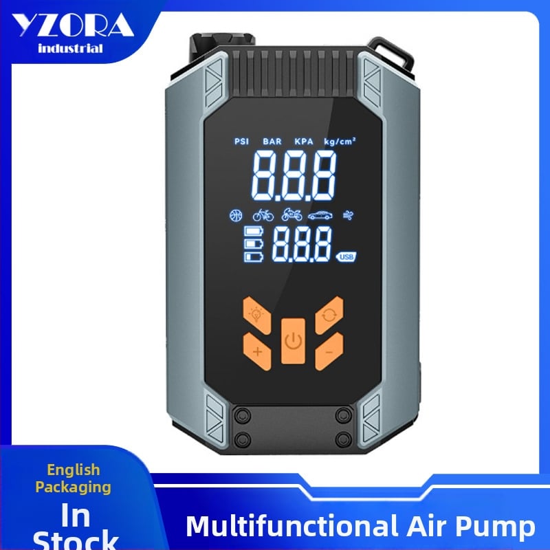 Automobilio užkūrimo įrenginys su įmontuotu oro pūtimo siurbliu ir USB įkrovimu, 14.8 V, 8 A, 30 L/min, Type-C įvestis