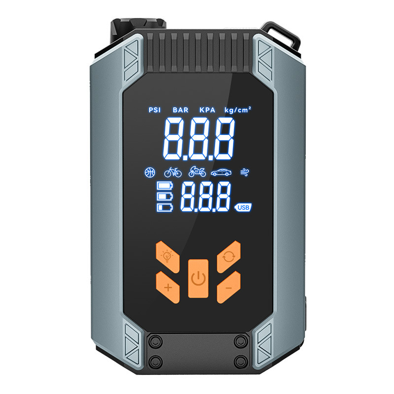 Automobilio užkūrimo įrenginys su įmontuotu oro pūtimo siurbliu ir USB įkrovimu, 14.8 V, 8 A, 30 L/min, Type-C įvestis