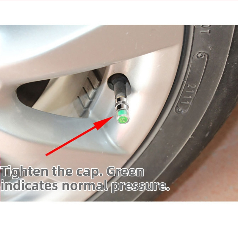 Padangos slėgio stebėjimo gaubtelis su vizualiu indikatoriumi ir mechaniniu matuokliu, modelis 367, medžiaga: metalas + plastikas (aptikimo diapazonas 0-7; rodymo tipas: adata; tikslumas: įprastas)