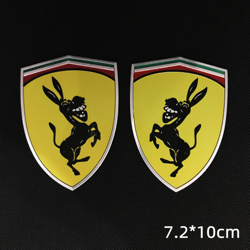 Стикер за каросерия, алуминиев декоративен метален надпис със самозалепващо покритие, подходящ за автомобили, мотоциклети и електрически превозни средства