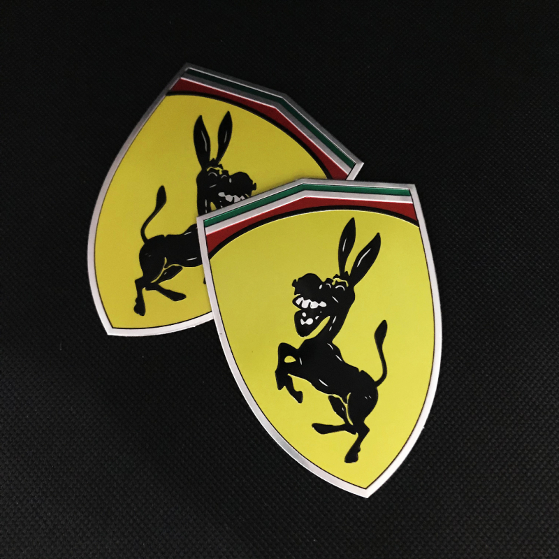 Стикер за каросерия, алуминиев декоративен метален надпис със самозалепващо покритие, подходящ за автомобили, мотоциклети и електрически превозни средства