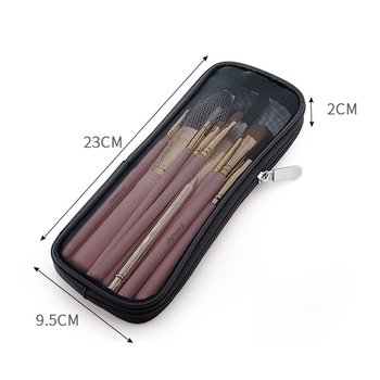 Τσαντάκι μακιγιάζ με διαφανές δίχτυ, αναπνεύσιμο και πολυλειτουργικό, από πολυεστέρα, για ταξίδια