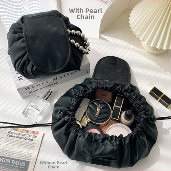 Φορητή τσάντα καλλυντικών - αδιάβροχη, μεγάλη χωρητικότητα, αλυσίδα με χάντρες, ιαπωνικό στυλ