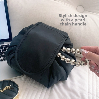 Φορητή τσάντα καλλυντικών - αδιάβροχη, μεγάλη χωρητικότητα, αλυσίδα με χάντρες, ιαπωνικό στυλ