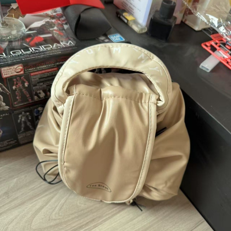 Geantă de machiaj Han Shi Lazy Makeup Bag, material PU, formă de geantă, multifuncțională pentru călătorii, stil modern minimalist