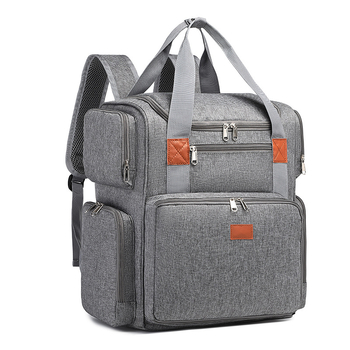 Чанта за лак за нокти и козметика с голям капацитет, Oxford плат, водоустойчива, устойчива на износване, разширяема, полиестрова подплата