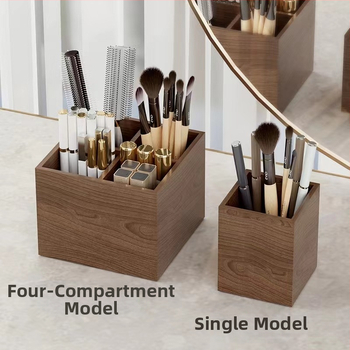 Masinio medžio kosmetikos saugykla – Bestar, spausdintas logotipas, pritaikymas apdorojimui, retro stilius, pristatyta 2016 m.