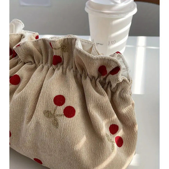 Τσαντα καλλυντικών, ύφασμα corduroy, τύπου τσάντας χειρός, μοντέλο yt-53, πολυλειτουργική; κατάλληλη για ταξίδια και αποθήκευση μακιγιάζ