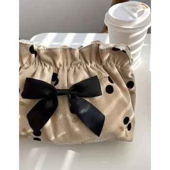 Τσαντα καλλυντικών, ύφασμα corduroy, τύπου τσάντας χειρός, μοντέλο yt-53, πολυλειτουργική; κατάλληλη για ταξίδια και αποθήκευση μακιγιάζ