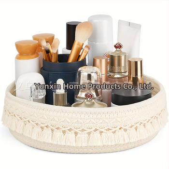 Κάδος αποθήκευσης μικροαντικειμένων από βαμβακερό σκοινί — AB-162, Yunxin, μοντέρνος μινιμαλιστικός σχεδιασμός (AB-162; βαμβακερό σκοινί; Yunxin; καλάθι αποθήκευσης μικροαντικειμένων; μοντέρνος μινιμαλιστικός σχεδιασμός)