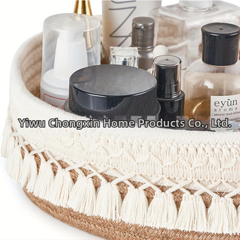 Κάδος αποθήκευσης μικροαντικειμένων από βαμβακερό σκοινί — AB-162, Yunxin, μοντέρνος μινιμαλιστικός σχεδιασμός (AB-162; βαμβακερό σκοινί; Yunxin; καλάθι αποθήκευσης μικροαντικειμένων; μοντέρνος μινιμαλιστικός σχεδιασμός)