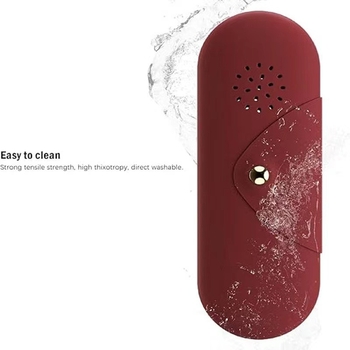 Kosmetinis krepšys su silikonine šepetėlio rankena, dėžutėje įpakavimas, šerelių medžiaga: kita, nešiojama rankena