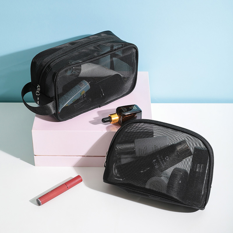 Makeup torba, trodijelni najlonski putni organizator sa zatvaračem, kapacitet 36-55 L, marka Meicheng