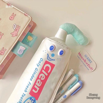 Θήκη μολυβιών από PU, ιαπωνικού στυλ, δημιουργική σχολική θήκη, καθολικός σχεδιασμός