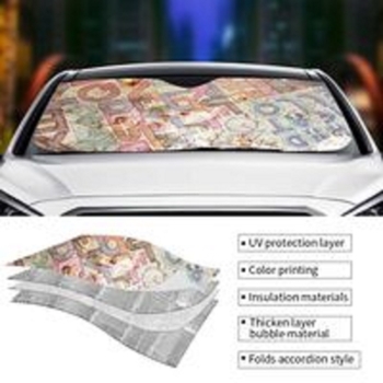 Σκίαστρο παραθύρου αυτοκινήτου, σκληρή κατασκευή, πολυεστέρας, εγκατάσταση με αναρρόφηση, προσαρμοσμένη επεξεργασία