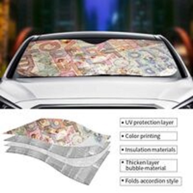 Umbra pentru geam auto, rigidă, poliester, montaj cu ventuze, procesare personalizabilă