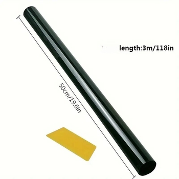 Φιλμ PET παραθύρων για προστασία από τον ήλιο και μόνωση — ηλεκτροστατικό, χωρίς κόλλα, γεωμετρικό μοτίβο, προσαρμόσιμο για σπίτι και αυτοκίνητο