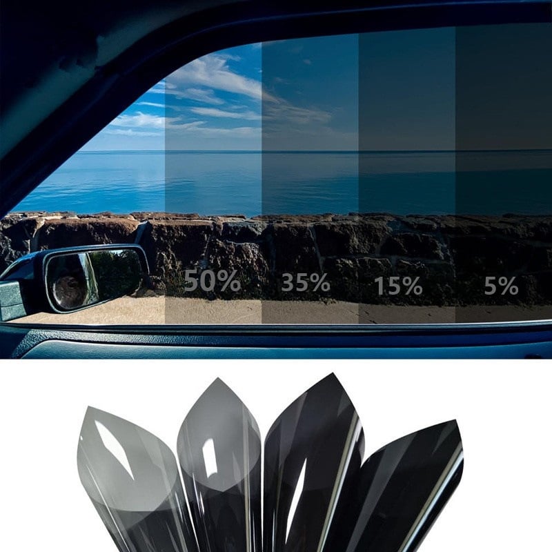 Φιλμ PET παραθύρων για προστασία από τον ήλιο και μόνωση — ηλεκτροστατικό, χωρίς κόλλα, γεωμετρικό μοτίβο, προσαρμόσιμο για σπίτι και αυτοκίνητο