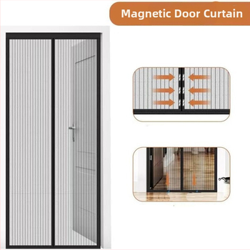 Magnetinė plona gauzė durų užuolaidė; poliesteris; anti-mosquito; tinkama svetainei, miegamajam ir balkonui; stilius modernus paprastumas; prekės ženklas yononet.