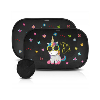 Σκίαστρο παραθύρου αυτοκινήτου με διχτυωτό PVC ηλεκτροστατικό φιλμ, αυτοκόλλητη τοποθέτηση, κατάλληλο για όλα τα μοντέλα, μοτίβο καρτούν