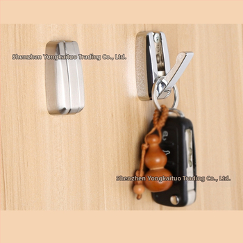 YOKOTO Скрита закачалка за кърпи от цинкова сплав с матово покритие за баня, за палта и шапки