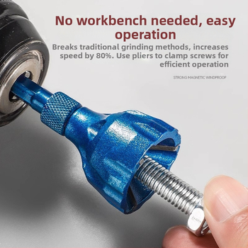 Εργαλείο φασκιρίσματος και εξομάλυνσης ακρών με εξακονικό άξονα, ανθεκτικό κράμα βολφράμιας ατσάλι, τρεις λεπίδες